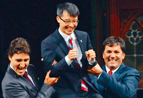 Trudeau, Chan, LeBlanc